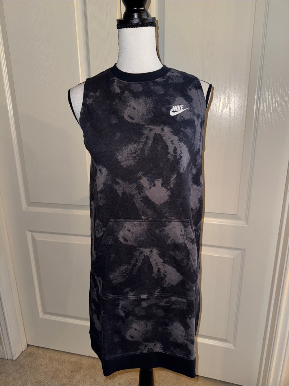 NIKE - Sporty Tie-Dye Sleeveless Dress - Size Medium